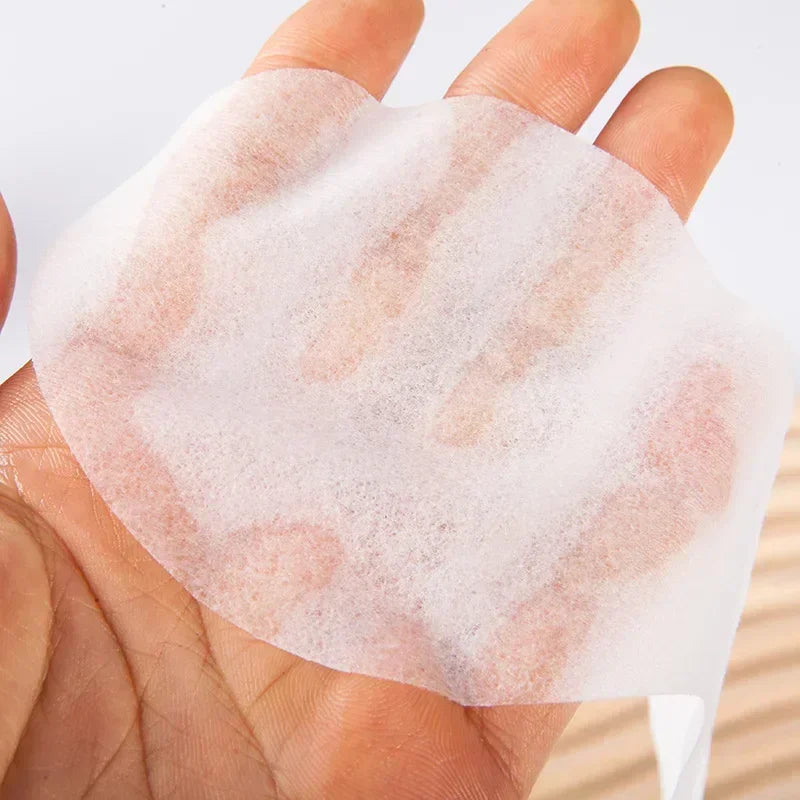 300/200/100PCS Disposable Eye Mask DIY Natural Cotton Eye Paper Women Essential Product Ultrathin Silk Eye Paper Mask Qme