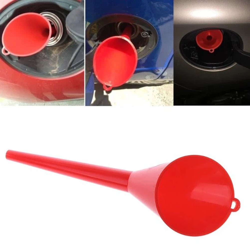Universal Car Motorcycle Refueling Funnel Spill-proof Easy Pour Oil Qme