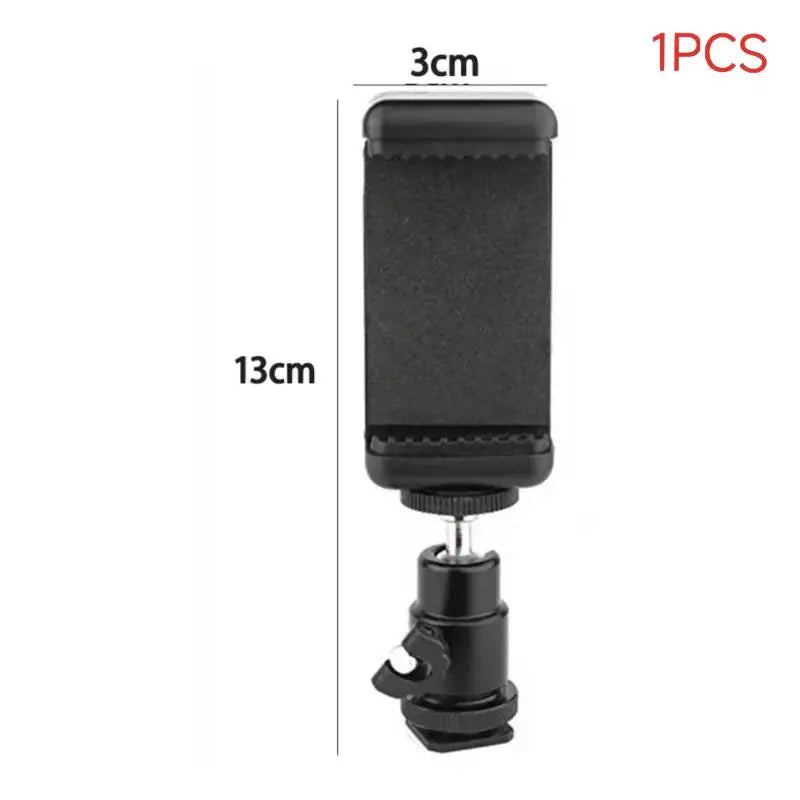 1 Monitor Flexible Tripod Adapter Phone Mount Camera Shoe Mobile Clip Qme A7 1pcs