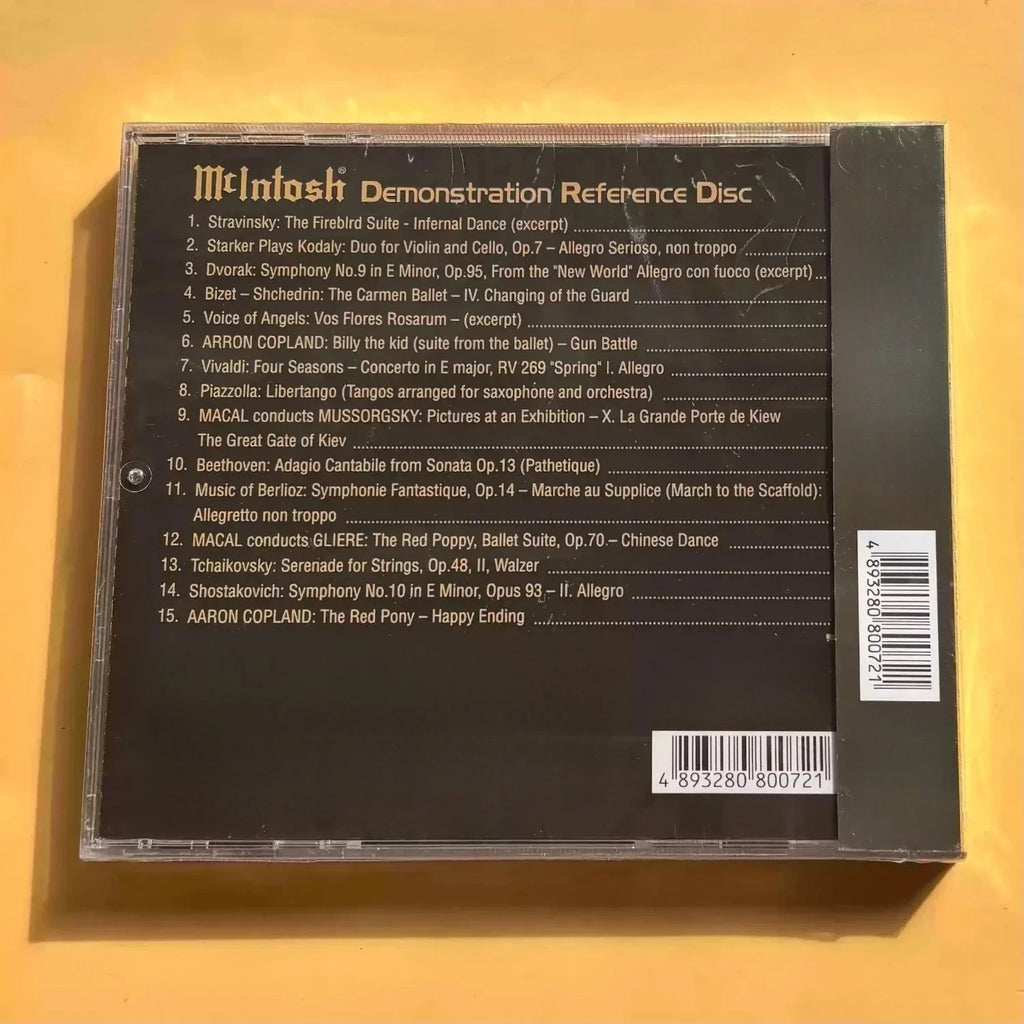 High-Resolution Hi-Fi Demonstration Disc, Featuring Audiophile Recordings, Professional Tuning Reference Presenting Rich Details Qme