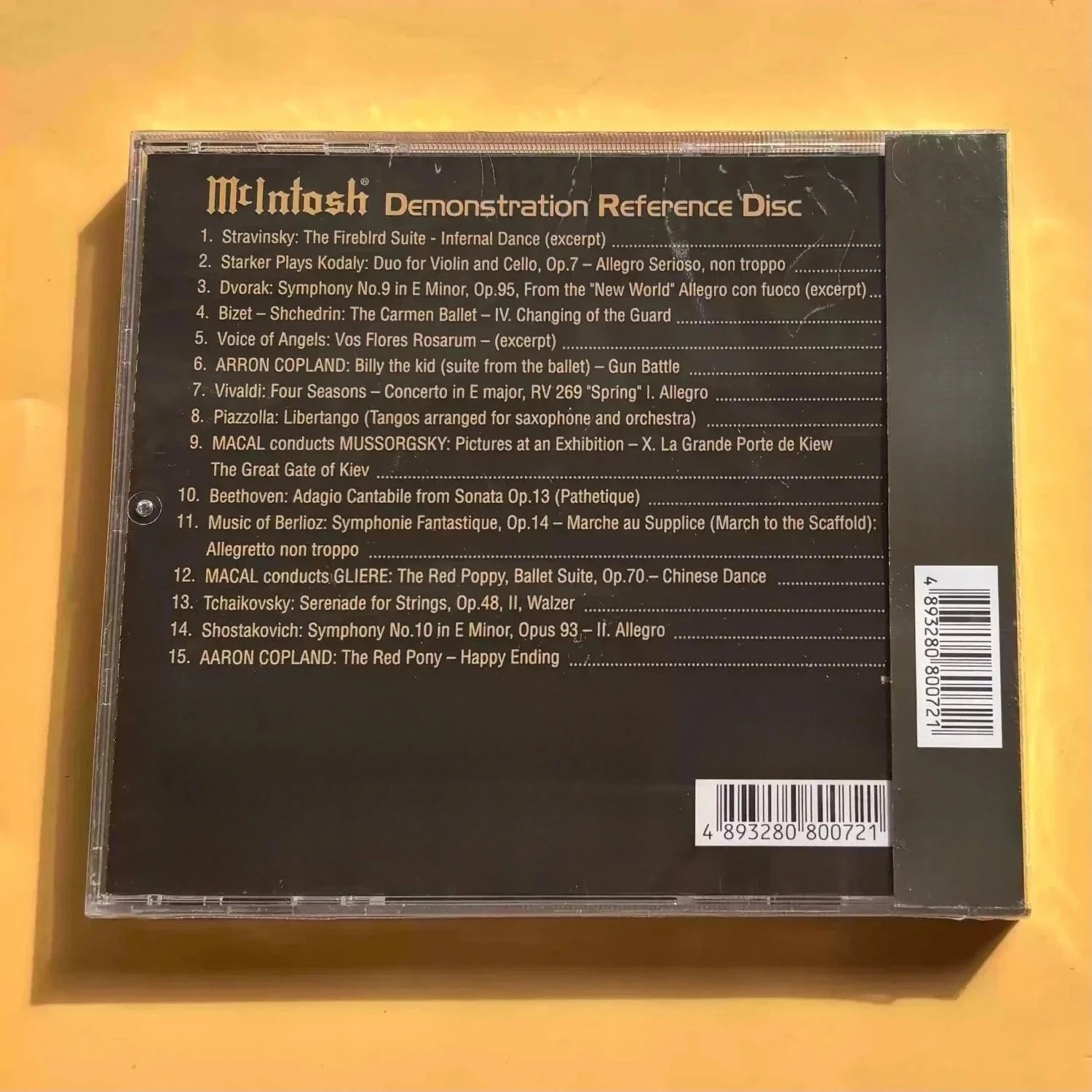High-Resolution Hi-Fi Demonstration Disc, Featuring Audiophile Recordings, Professional Tuning Reference Presenting Rich Details Qme