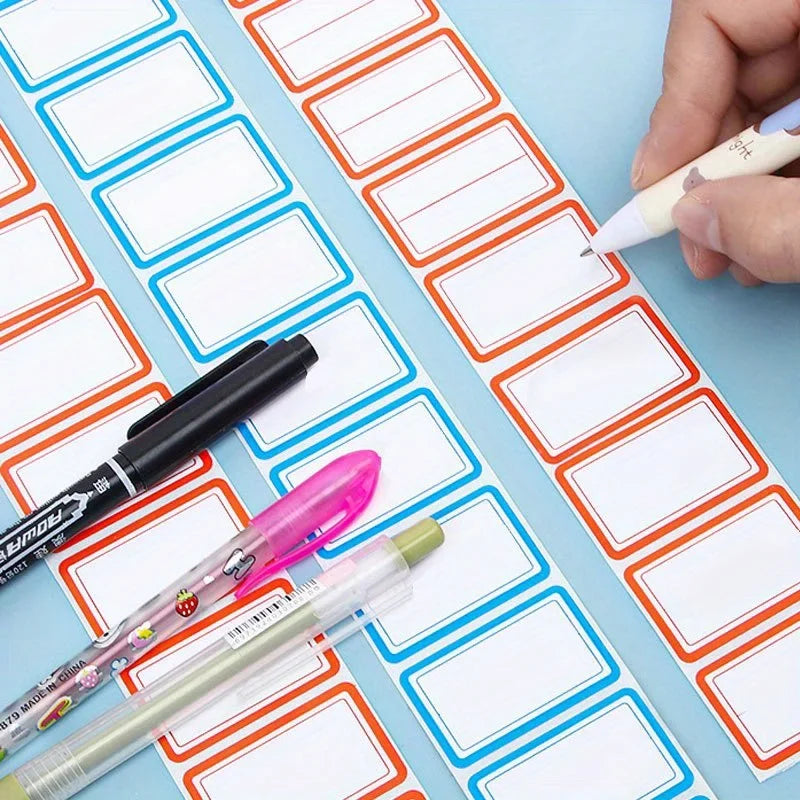 Storage label stickers, suitable for color-coded labels in offices and classrooms, suitable for food containers Qme