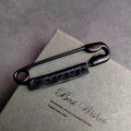 Fashion Dark Large Pins For Clothing Smooth Metal Safety Pins Jeans Dress Scarf Adjustable Pins Qme A12