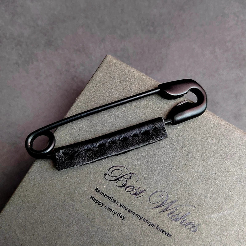 Fashion Dark Large Pins For Clothing Smooth Metal Safety Pins Jeans Dress Scarf Adjustable Pins Qme A12
