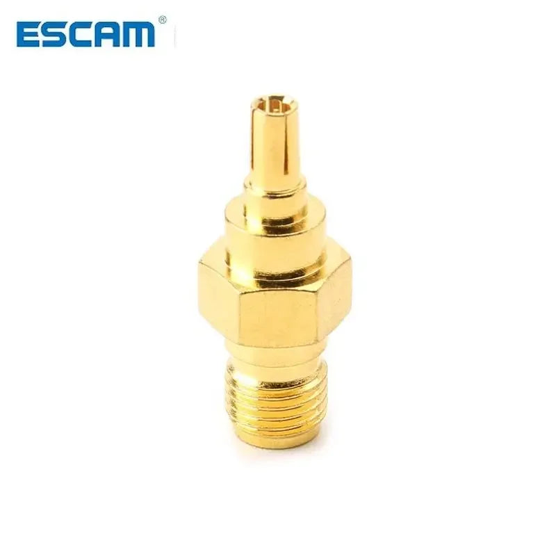 ESCAM CRC9 Male Plug To SMA Female Jack RF Connector Coaxial Converter Adapter Straight Qme
