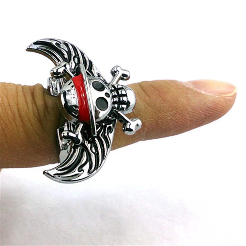 Anime Peripheral Attack Giants One Piece Four Kings Rotating Ring Best Accessories Wholesale for Cosplay Travel At Anime Expo Qme Pirate