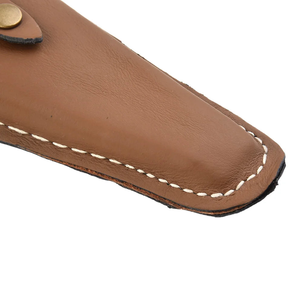 Practical Home Supplies With Buckle Electrician Holder Scissor Bag Storage Portable Leather Sheath Tool Pruning Gardening Pouch Qme