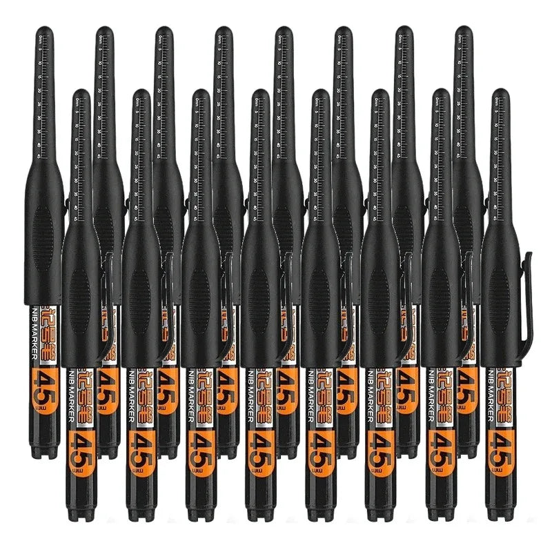 Black Blue White Ink Waterproof Deep Hole Marker Pens Long Nib Head