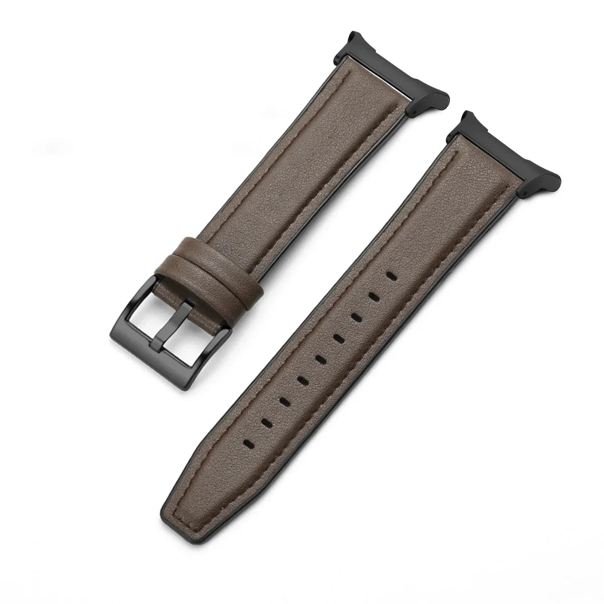 Leather Silicone Hybrid strap for Samsung Galaxy Watch 7 Ultra Smartwatch Band for Galaxy Watch Ultra 47mm Bracelet Belt strap Qme DBrB Galaxy 7 Ultra 47mm