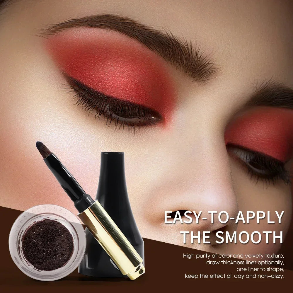 4 Colors Brown Black Eyebrow Cream Enhancers Waterproof Long-lasting Air-cushion Dye Brows Gel Tinted Makeup Liquid Eyebrows Qme
