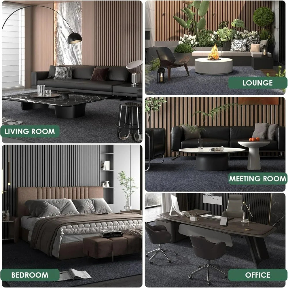 10pcs Self-adhesive Area Rug Carpet Thicken Soundproof Decor Carpets for Living Room DIY Splice Bedroom Small Rugs Home Decor Qme
