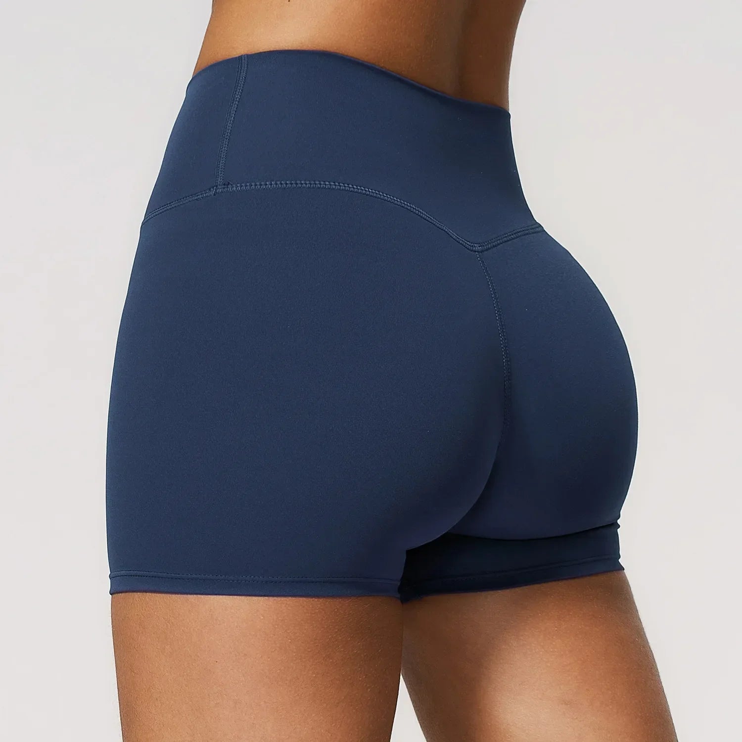 A Women's Summer Shorts Low Waist Seamless Shorts Gym Shorts Yoga Shorts Running Shorts and High Stretch Cycling Training Shorts Qme
