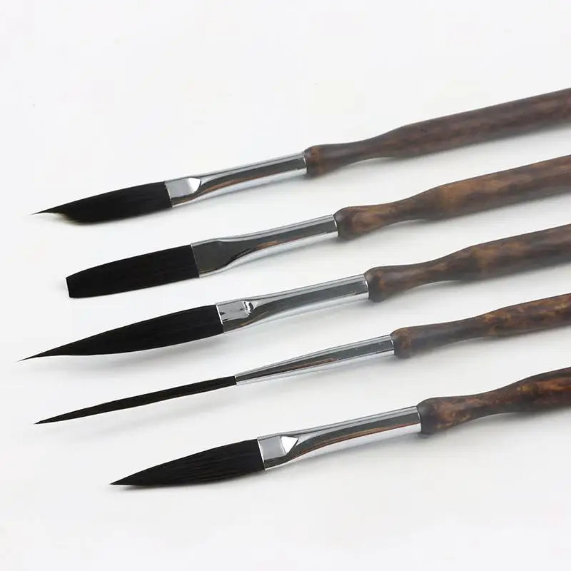 Watercolor Oil Painting Detail Brush Performance Portable Brushes Qme