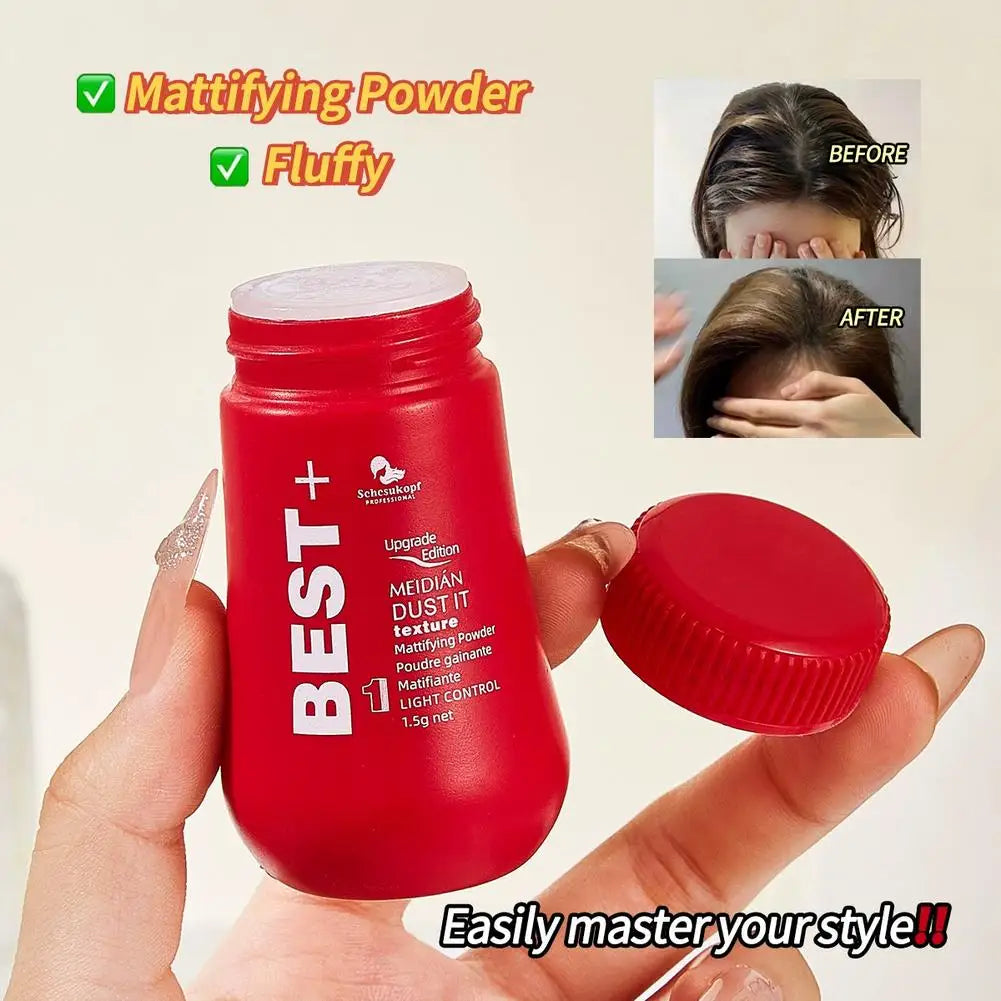1 Fluffy Hair Powder Volumizer Texture Matte Oil-absorbing Men Women Qme