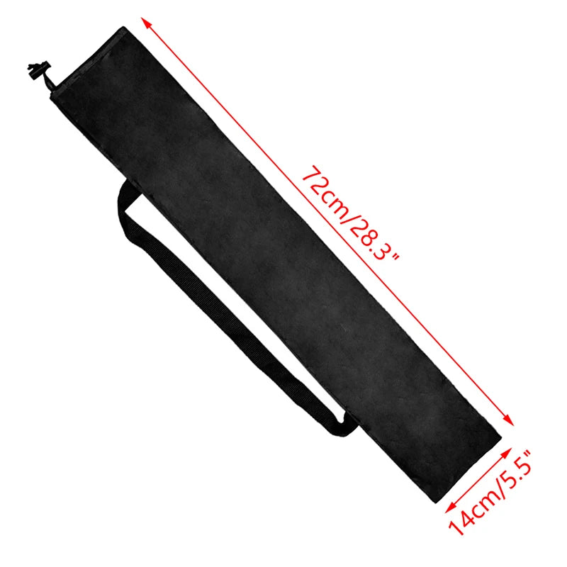 Black Strap Hiking Pole Storage Cloth Bag Oxford Waterproof Walking Qme A