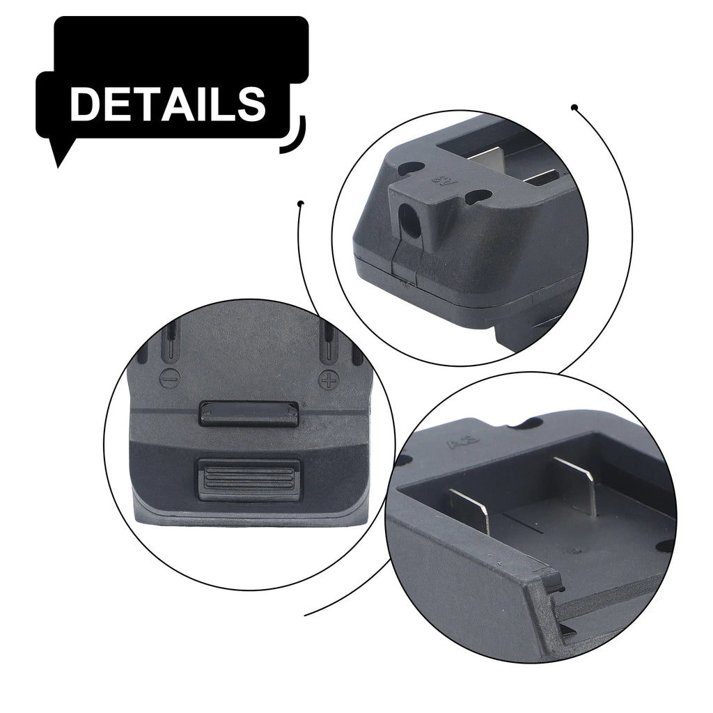 1 Pc Battery Adapter For 18V Lithium Battery Power Tool Connector Adapter Dock Holder For Power Tools BL1830 BL1840 BL1850 Qme