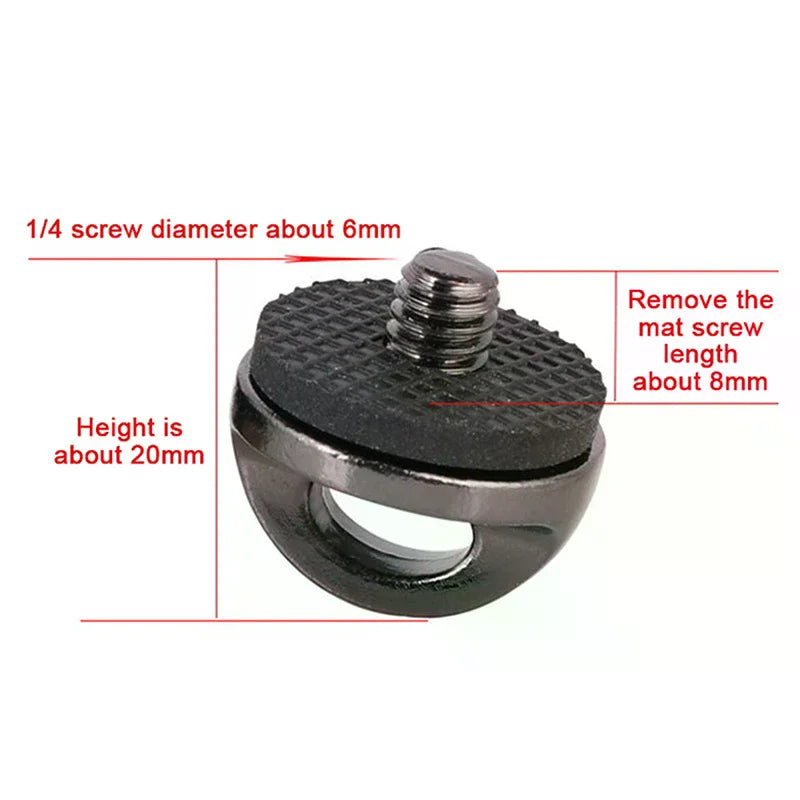 SLR Camera 1 4 Screw Connection Adapter Shoulder Strap Safety Fast Qme