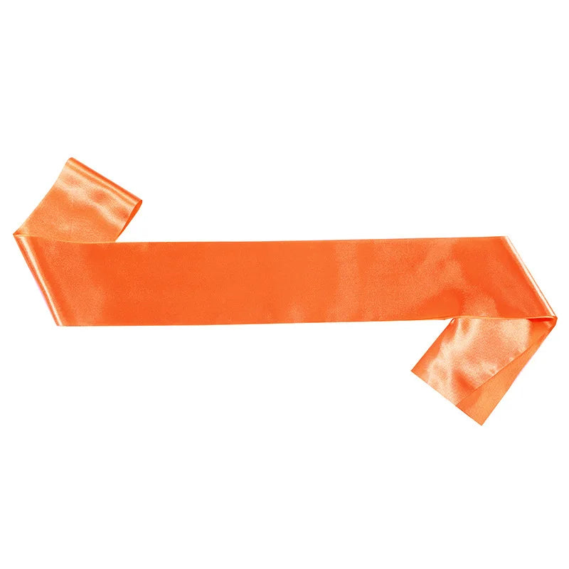 Blank Satin Sash Plain Party Event Diy Own Wedding Bachelorette Qme CL-5 One Size
