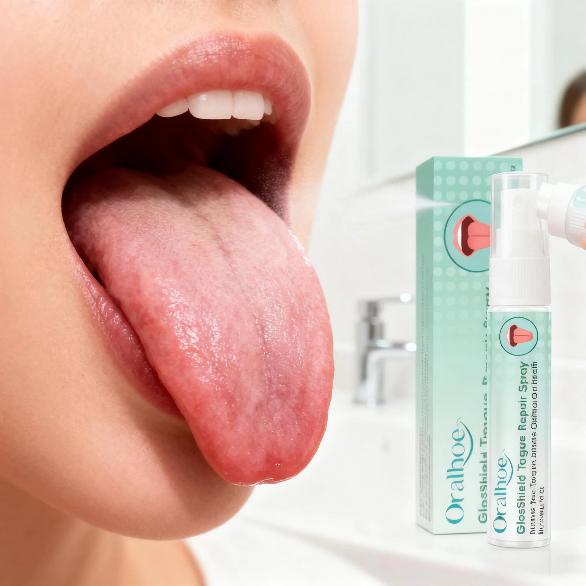 Tongue Repair Spray Reduce Inflammation Swelling Prevent Ulcers Fight Bad Breath Healthy Oral Hygiene Care Mouth Freshener Spray Qme