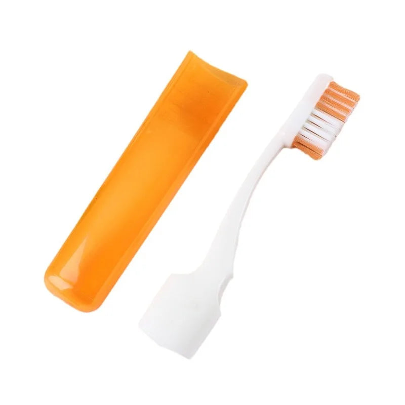10pcs Hygiene Oral Portable Disposable Foldable Travel Camping Toothbrush Hiking Tooth Brush Tooth Cleaning Tools Qme