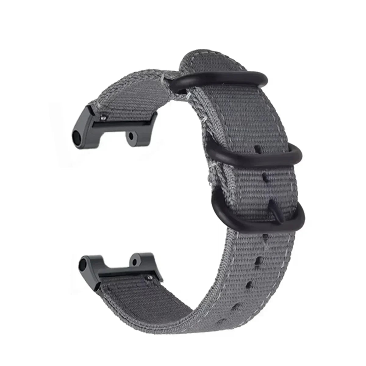 Nylon Band for Huami Amazfit T-rex 3/2 pro Watch Strap for Huami Amazfit T-rex Ultra Sport Belt Smartwatch Bracelet Accessories Qme Grey T-Rex or T-Rex Pro