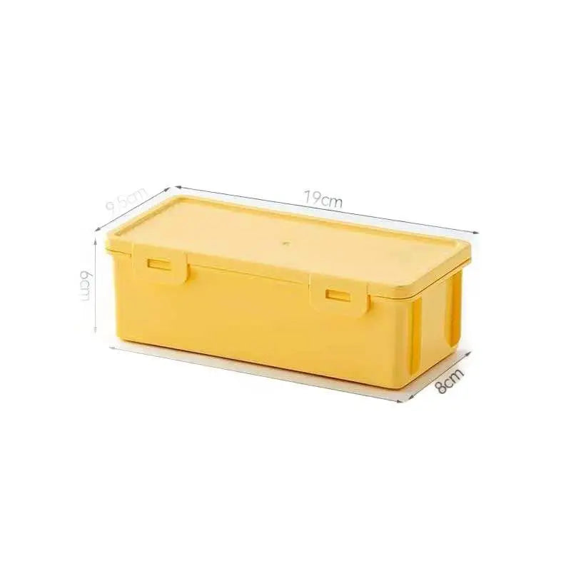Macaron Plastic Pencil Case Large Capacity Snap Lid Perfect Students Qme