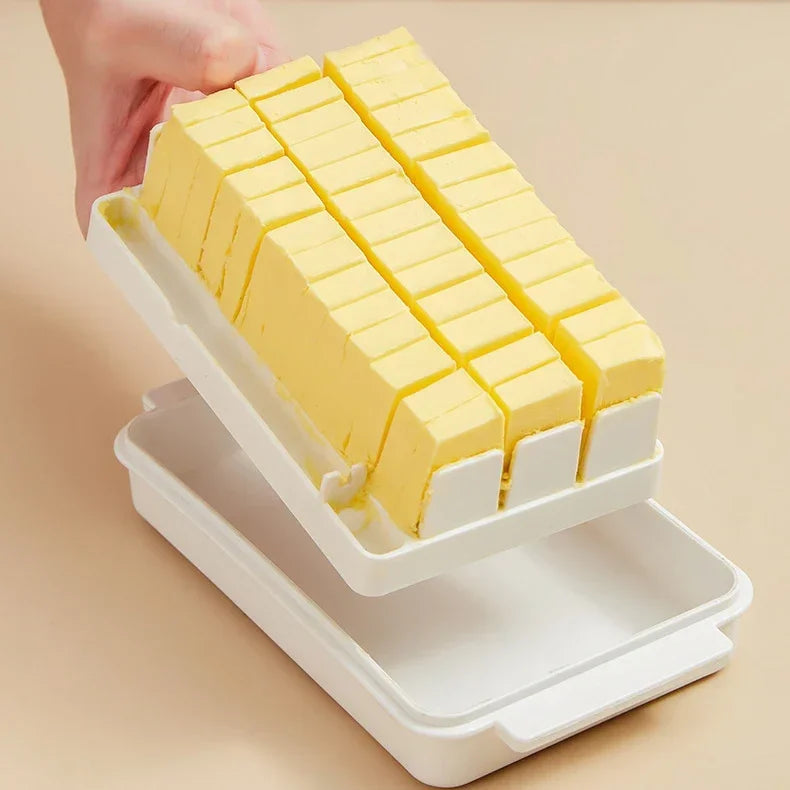 Butter Slicing Box Auxiliary Slicing Cheese Board Covered Butter Cutter Storage Storage Box Cheese Cheese Slicing Storage Box Qme