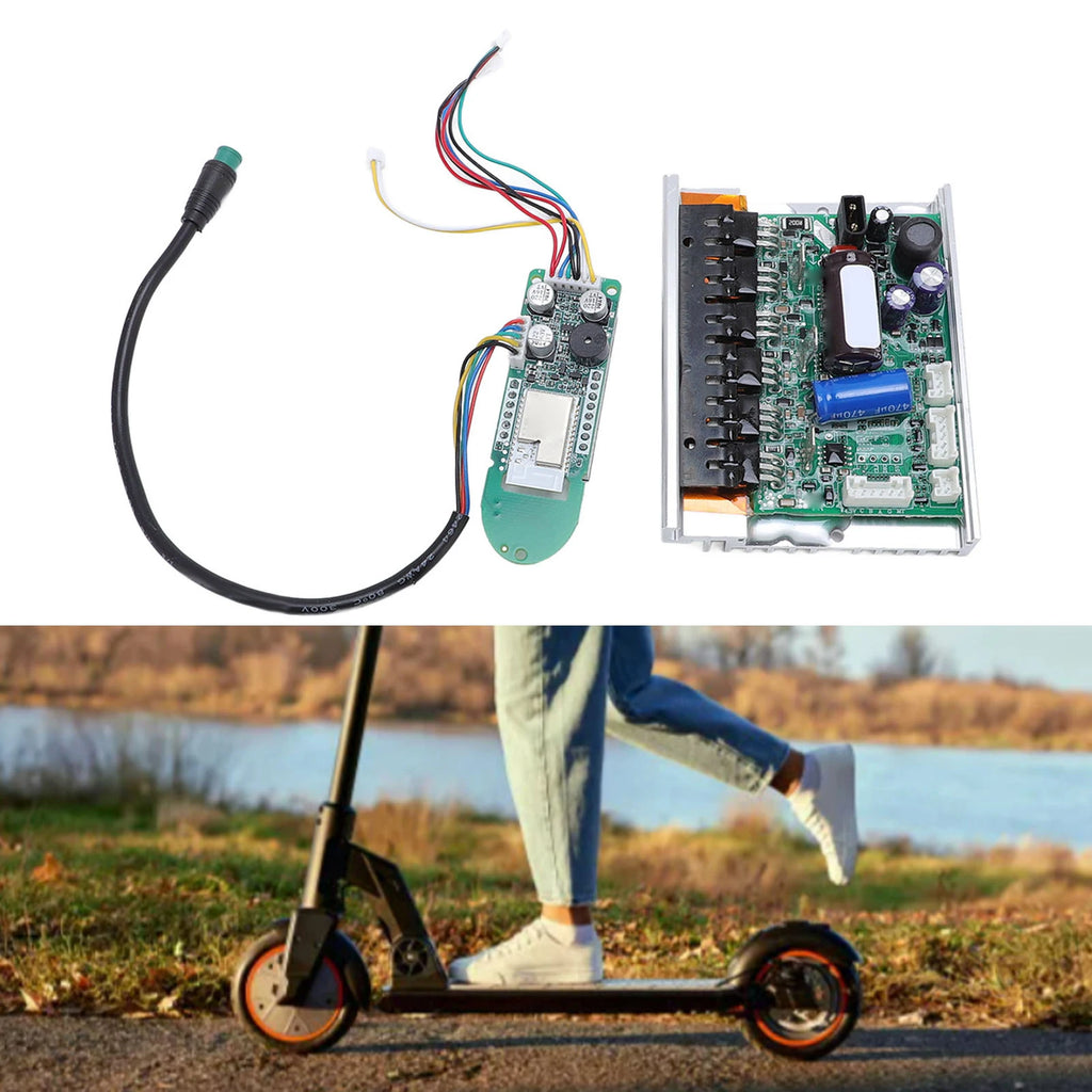 Electric Scooter Controller Kit Compatible 36V350W Repair Parts Accessories Electric Scooter Dashboard and Controller for MI4 Qme
