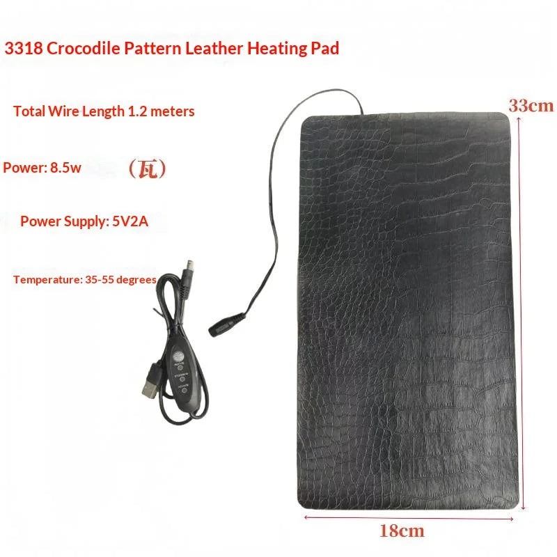 8 5 7 5W Plant Heat Mat PVC Leather Warming Indoor 35-55 USB Warm Qme 33X18cm