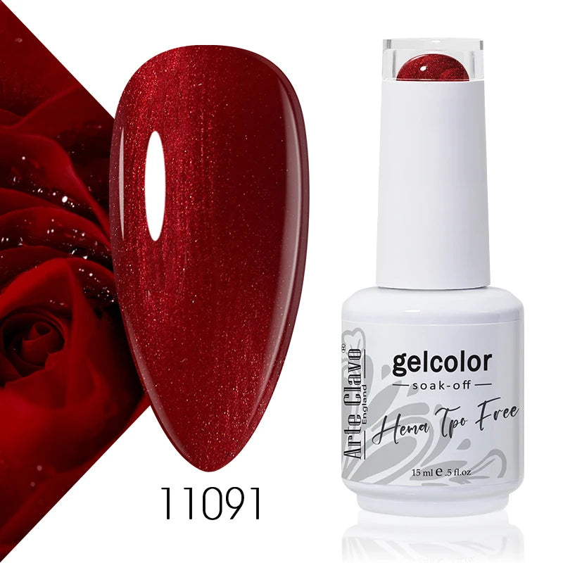 Arte Clavo Colourful Gel Nail Polish Art Varnishes Macaron Semi