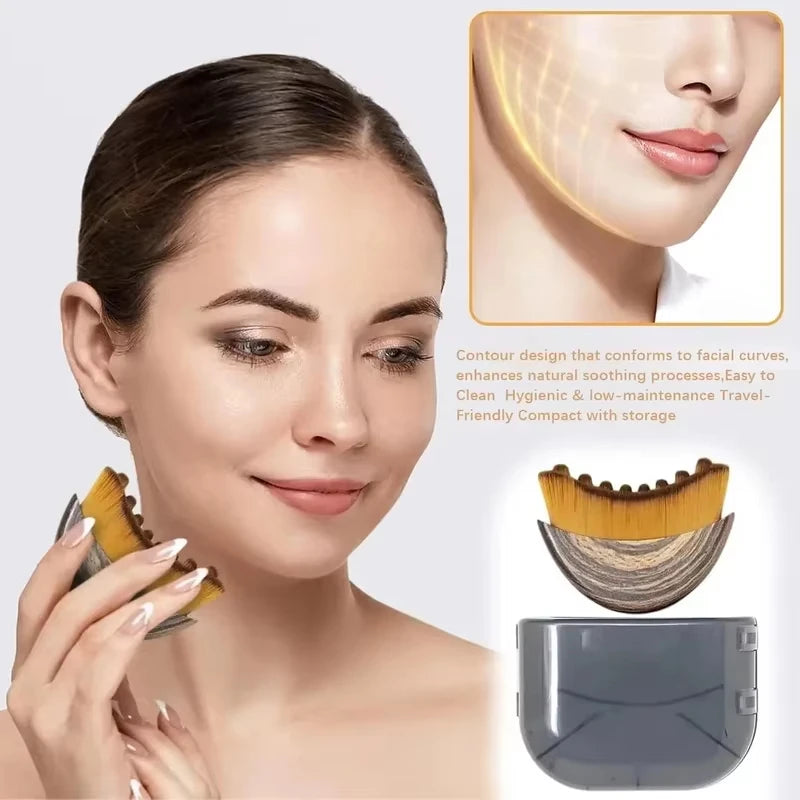 Facial Massage Tool Face Sculpting Gua Sha Ergonomic Chin Lifting Jawline Shaper Reduces Puffiness Skin Tightening Beauty Device Qme