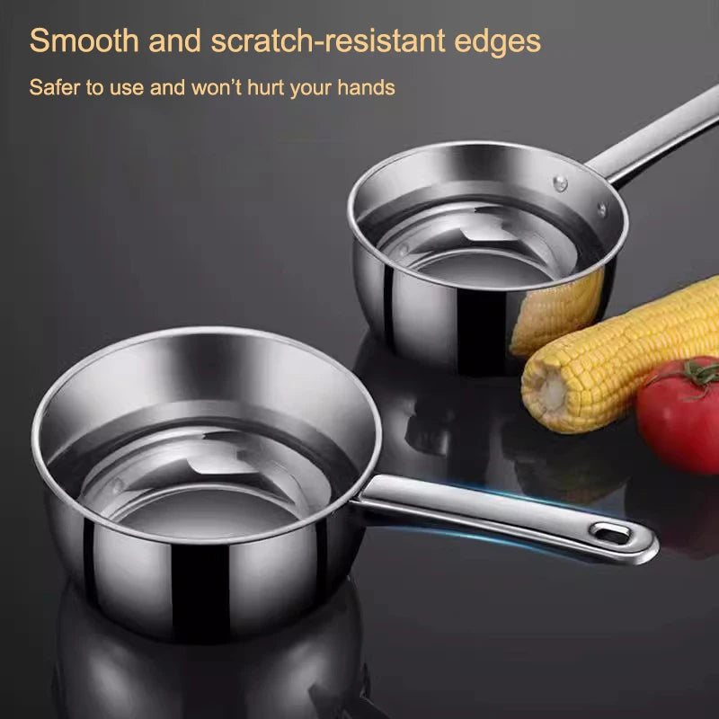 Stainless Steel Water Ladle Pan Pot Household Kitchen Cooking Gadgets Qme