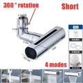 New 4 Modes Waterfall Faucet Aerator Extender Sprayer for Kitchen Sink Tap Waterfall Diffuser Water Saving Nozzle Bubbler Fit Qme 1Set