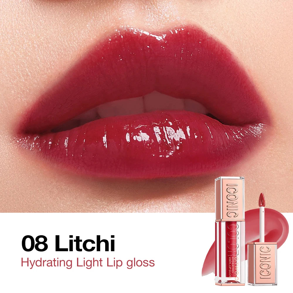 O TWO Lip Gloss Tint Moisturizing Long Lasting Glow Lightweight Qme 08 China Mainland