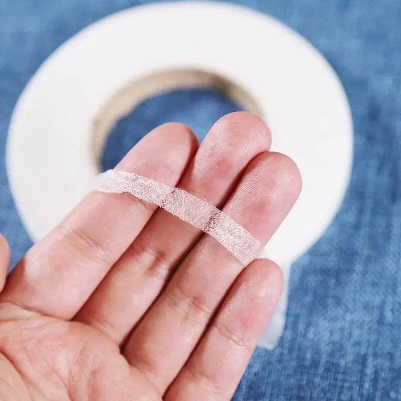 1Pc Hot Melt Double-Sided Tape For Pasting Double-Sided Non-Woven Fabric Lining and Fusible Lining in Clothing Sewing Supplies Qme