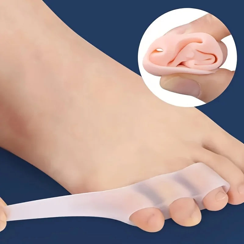 Toe Separators, Universal Fit for Men and Women, Multi-Purpose Foot Care for Various Foot Shapes, Comfortable Toe Straighteners Qme