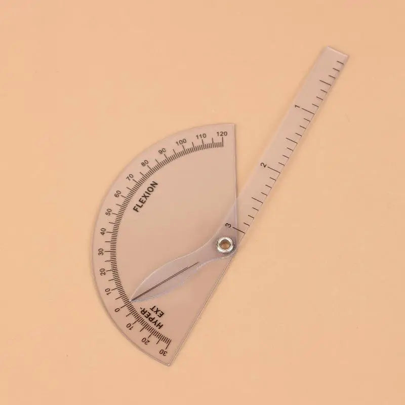 PVC Medical Finger Goniometer Plastic 180 Angle Protractor Qme