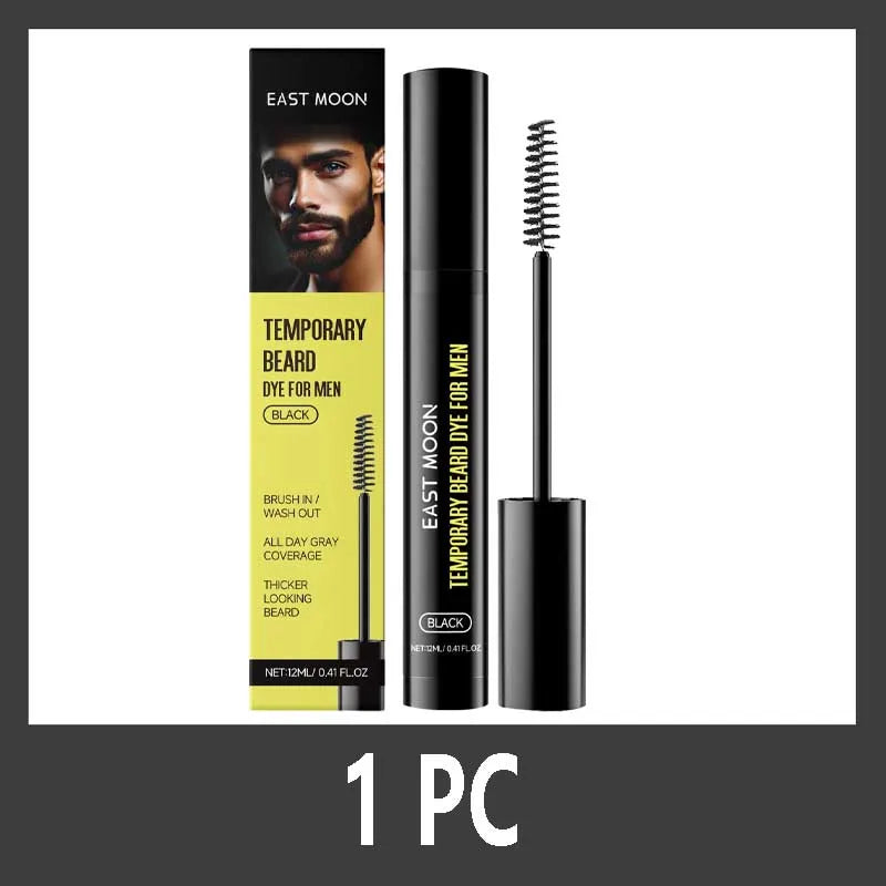 Beard Filler Pen Waterproof Beard Coloring Pen Filling Enhancer Black Fiber Hair Beard Stuffing Pen Tool Qme 1PC