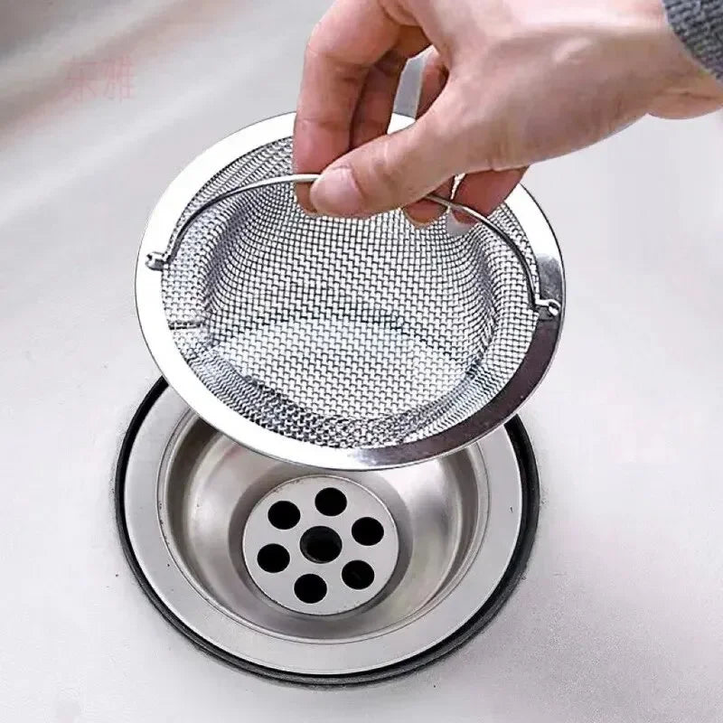 1/2/5PCS Sink Strainer Kitchen Drain Strainer Dish Drainer for Sink With Handle Metal Sink Strainer Floor Drain For Kitchen Kit Qme