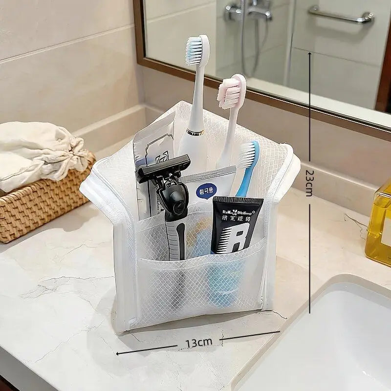 Travel Cosmetic Bag PVC Waterproof Large Capacity Storage Toiletries Qme