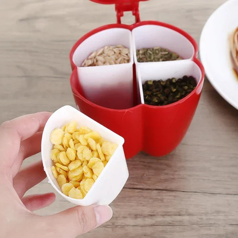 1 Plastic Creative Seasoning Jar Container Spoon Chili Shape Barbecue Qme