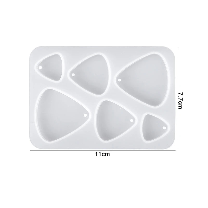 Earring Resin Silicone Molds Pendant Molds Epoxy Resin Molds DIY Craft for DIY Women Earrings, Pendants, Rings, Jewelry Making Qme 1