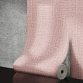 Modern Bedroom DIY Self-adhesive Decoration Anti Mold Waterproof Wall Qme Pink 50cmX10m
