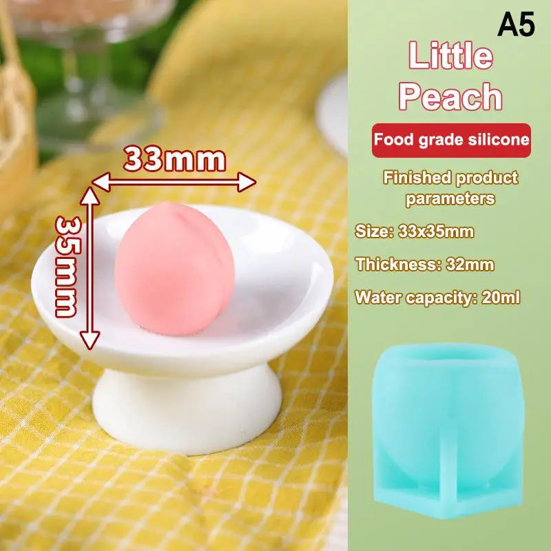 Cake Mold Ice Cream Mousse Desserts Decorating Tools 3D Fruit Shape Qme A5