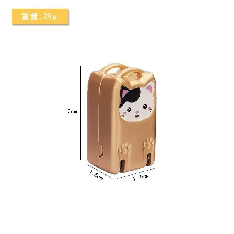 Nail Clipper Portable Folding Clippers Stainless Steel Mini Pendant Qme G cat
