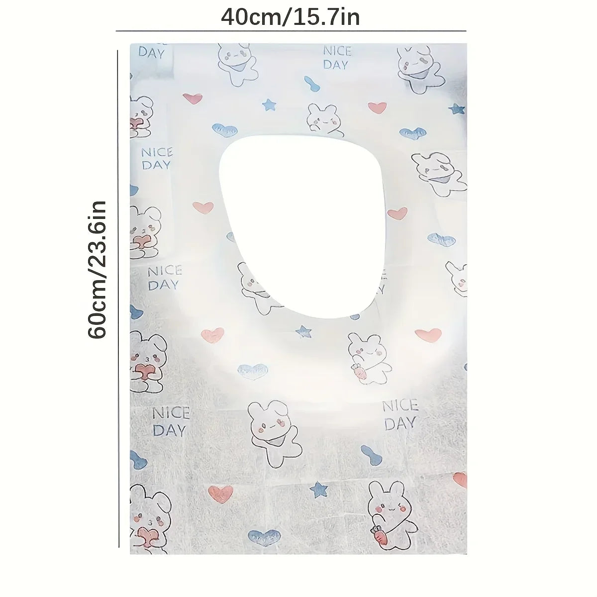 70/40/10Pcs Disposable Toilet Seat Covers for Travel Public Bathrooms Airplane Hygiene Universal Fit All Ages Potty Training Qme