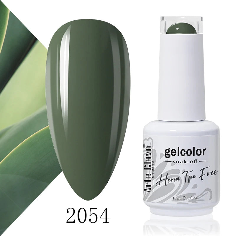 Arte Clavo Nail Gel Polish Spring Green Series Semi Permanent Varnish