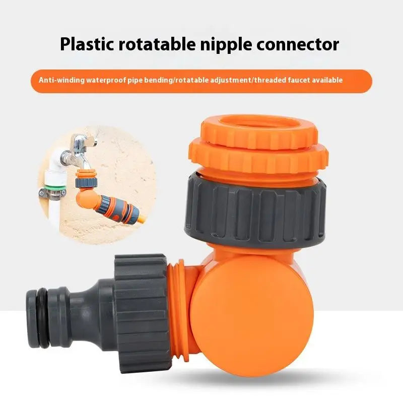1 Faucet Adapter Plastic Quick Connect Click-lock Watering Irrigation Qme