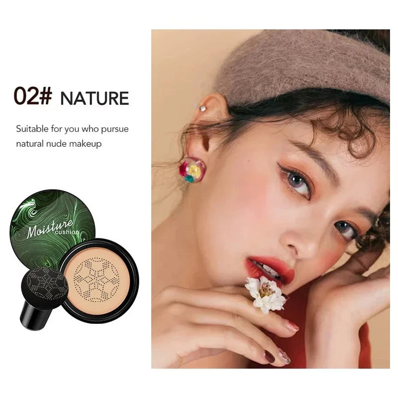 Ocheal BB Cream Air Cushion Compact Make Up Foundation Concealer Face Qme 02 Natural