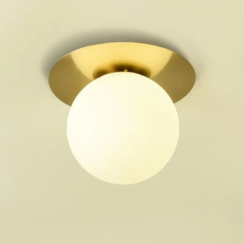 Nordic Modern Ceiling Light Surface Mounted Balcony Tube Light LED Circular Embedded Small Ceiling Hallway Spotlight Home Decor Qme
